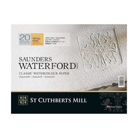 Bloc acuarelă CANSON St Cuthberts Saunders Waterford Rough 300 g/m² 26 – 51 cm - 20 file