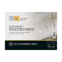 Bloc acuarelă CANSON St Cuthberts Saunders Waterford Rough 300 g/m² 26 – 51 cm - 20 file