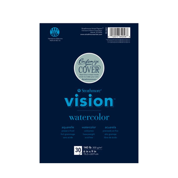 bloc acuarele strathmore vision 30 coli ro str640