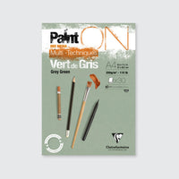 Bloc Clairefontaine Paint'On Mix Media 250 g cu foi lipite