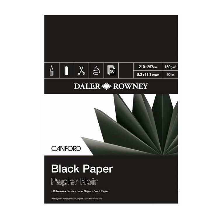 bloc coli negre daler rowney canford ro dlr403355