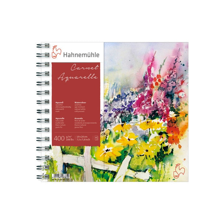 bloc de acuarela hahnem hle carnet de voyage 19 x 20 cm ro hhn10628381