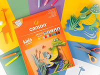 Bloc de desen colorat CANSON Kids 185 g/m² - 10 file, 24 x 32 cm