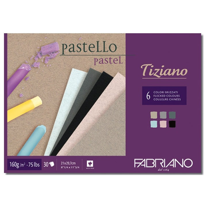 bloc de hartie colorata pentru pastel fabriano tiziano ro fbk4622