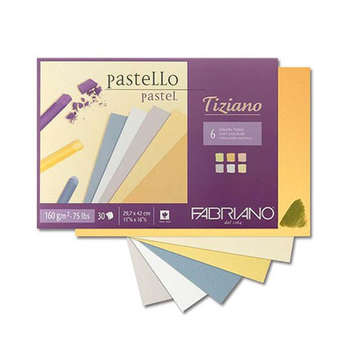 bloc de hartie colorata pentru pastel fabriano tiziano soft ro fbk4602