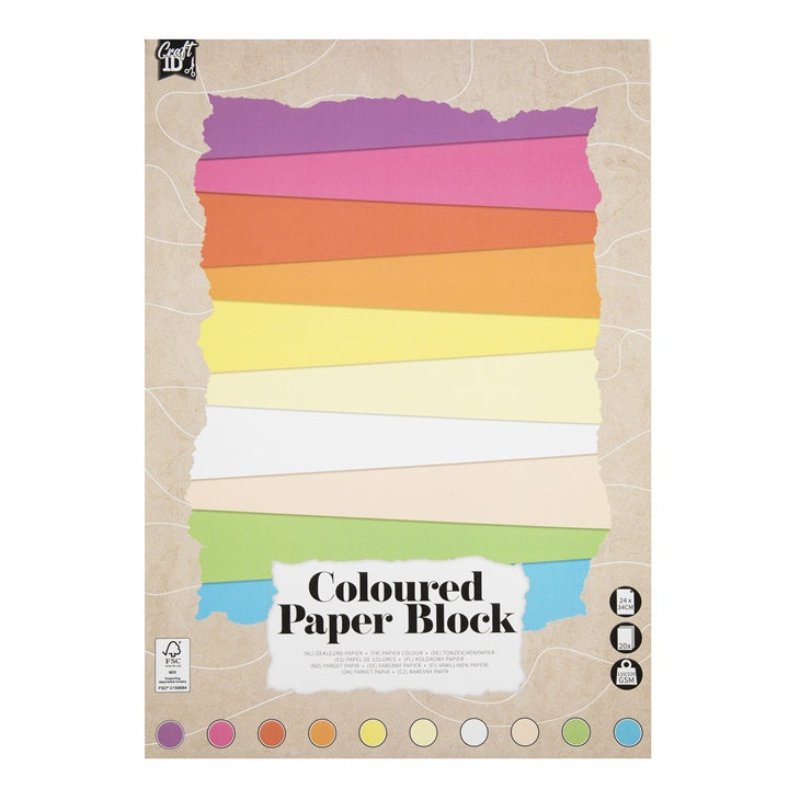 bloc de hartie colorata pentru pasteluri 24 x 34 cm 20 coli ro rmscr0040 ge
