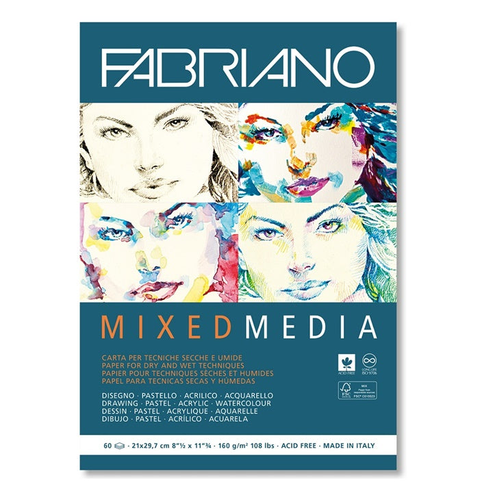 bloc de hartie fabriano mixed media ro fbk191004