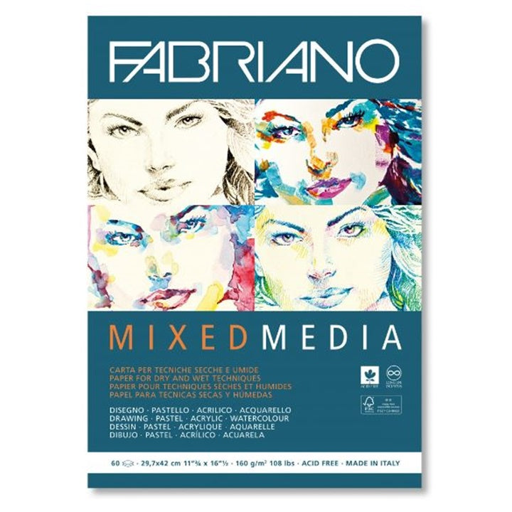 bloc de hartie fabriano mixed media ro fbk191004