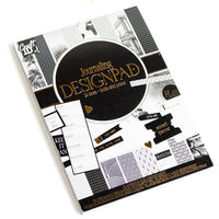 bloc de hartie pentru scrapbooking a5 24 de coli negru ro rmscr100523geb