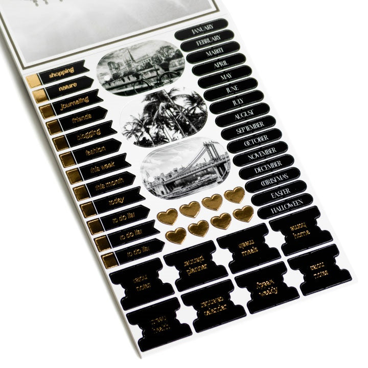 bloc de hartie pentru scrapbooking a5 24 de coli negru ro rmscr100523geb