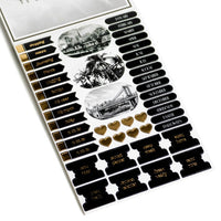 bloc de hartie pentru scrapbooking a5 24 de coli negru ro rmscr100523geb