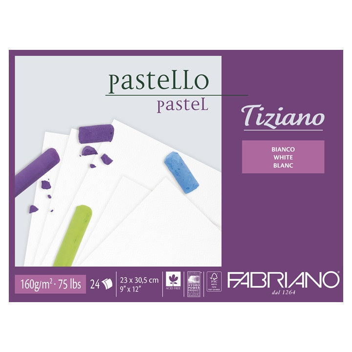 bloc de hartii albe pentru pastel fabriano tiziano ro fbk464