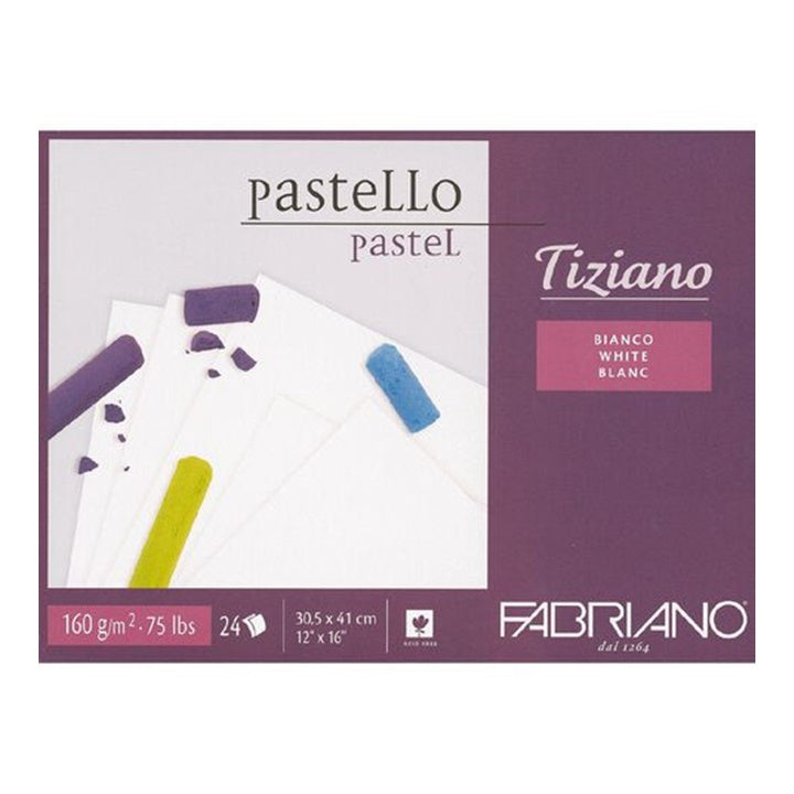 bloc de hartii albe pentru pastel fabriano tiziano ro fbk464