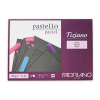 bloc de hartii negre pentru pastel fabriano tiziano ro fbk467