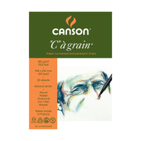 Bloc de schițe Canson C a grain 180 g/m² 30 file A5 granulație fină lipit