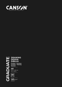 Bloc de schițe Canson Graduate Art Book Sketch & Draw 140 g/m² A6 40 file copertă dură