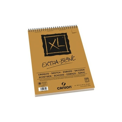 Bloc de schițe CANSON XL Extra Blanc 90 g/m² A5 - 60 file, spirală