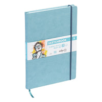 Bloc de schițe DARWI Soft Blue A4 140 g/m² 80 file