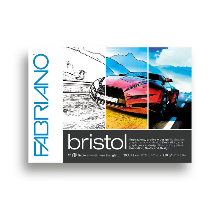bloc de schite fabriano bristol ro fbk19
