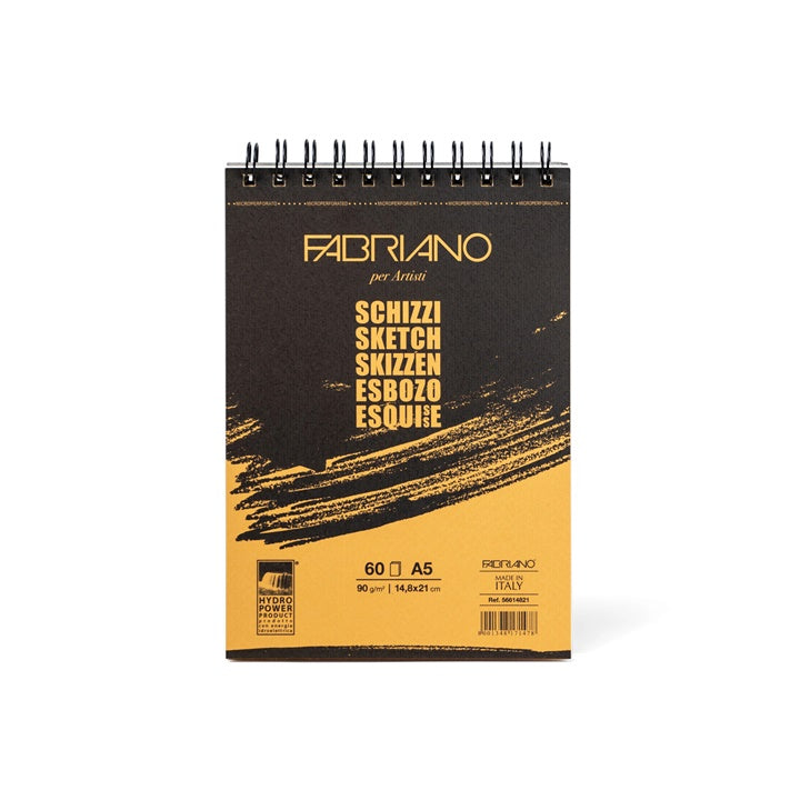 bloc de schite fabriano sketch in spirala ro fbk566