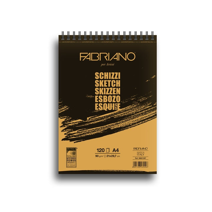bloc de schite fabriano sketch in spirala ro fbk566