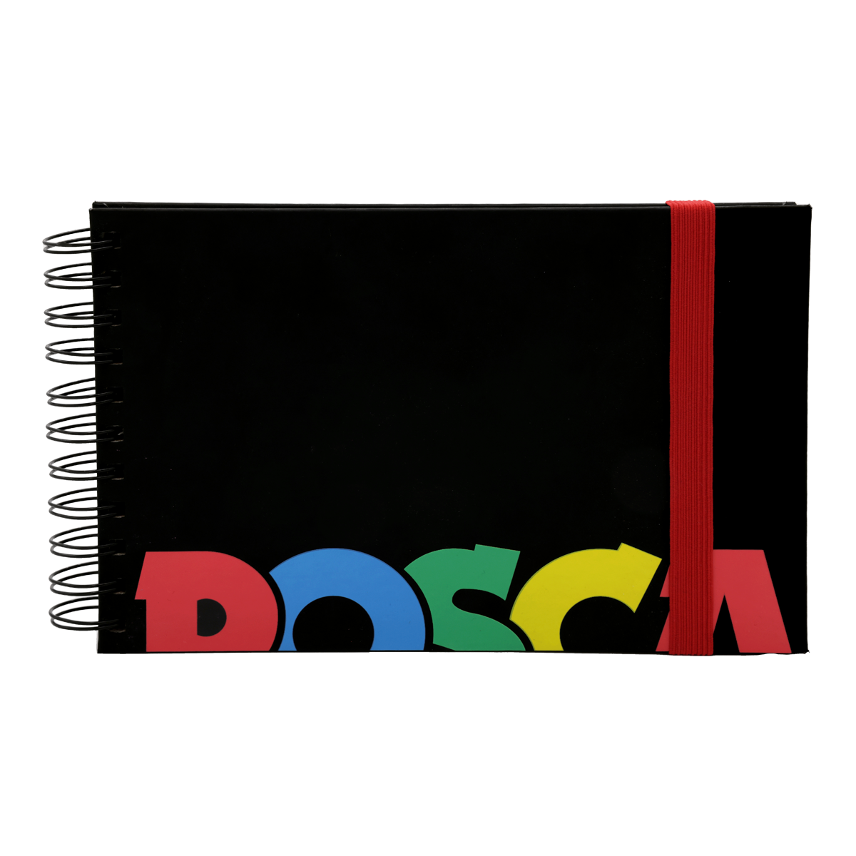 Bloc de schițe Posca, negru, A5, mix de 3 culori de hârtie