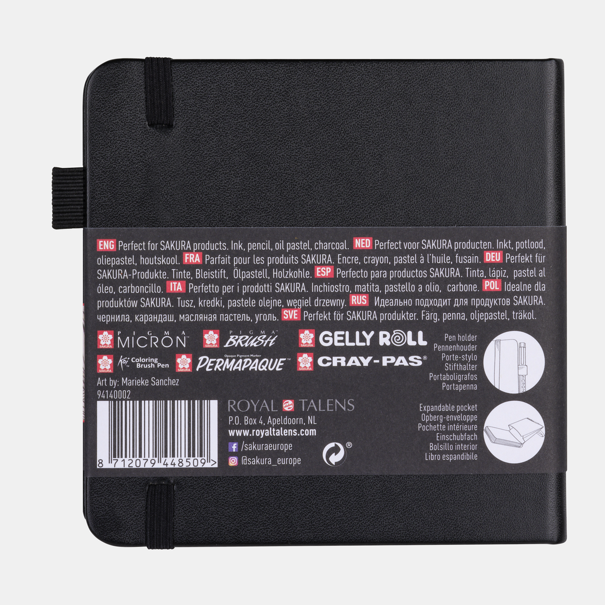 Bloc de schițe SAKURA 140 g/m² – 80 file, 9 – 21 cm