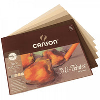 Bloc pastel lipit Canson Mi-Teintes 160 g/m² 30 file Earth - 32 x 41 cm