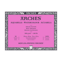 Bloc pentru acuarelă ARCHES HP alb natural 300 g/m² – 20 file