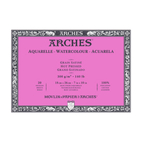 Bloc pentru acuarelă ARCHES HP alb natural 300 g/m² – 20 file