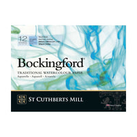 Bloc pentru acuarelă CANSON St Cuthberts Bockingford CP alb 300 g/m² - 12 file