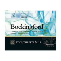 Bloc pentru acuarelă CANSON St Cuthberts Bockingford CP alb 300 g/m² - 12 file