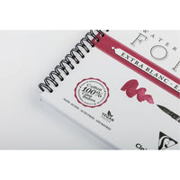 Bloc pentru acuarelă Clairefontaine Fontaine CP extra alb 300 g 18 x 24 cm - 12 file
