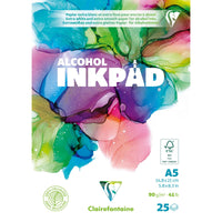 Bloc pentru cerneluri pe bază de alcool CLAIREFONTAINE 90 g/m² A5 – A3 - 25 file