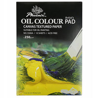 Bloc pentru pictură în ulei Phoenix, 250 g/m², 21 × 29,7 cm – 29,7 × 42 cm