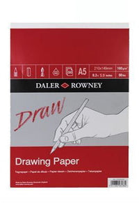 Bloc pentru schițe Daler-Rowney Medium Grain 160 g/m² 50 file A5 lipit