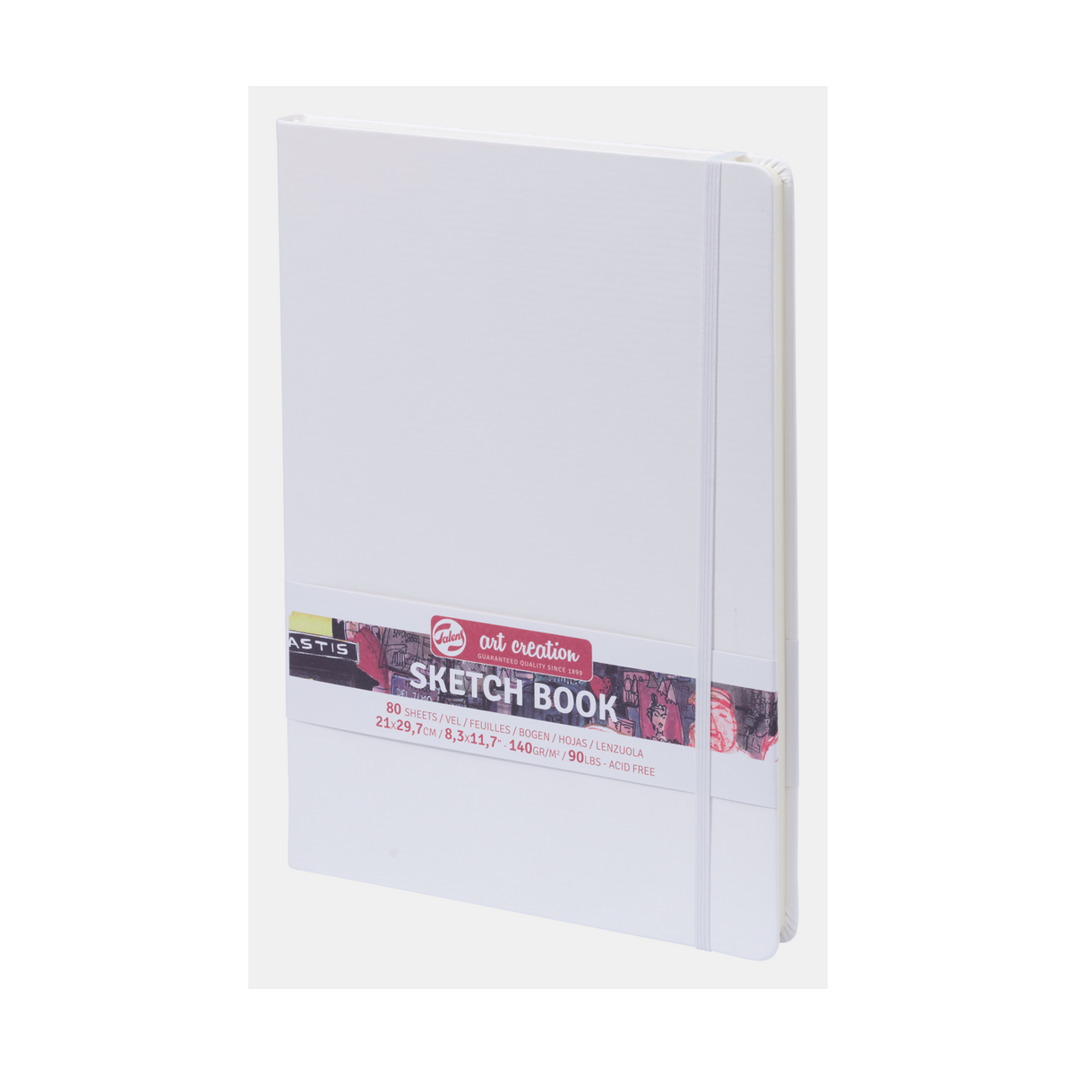 Bloc pentru schițe TALENS Art Creation alb 21 x 30 cm, 140 g – 80 file