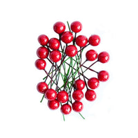bobițe decorative de ilex 24 bucați diverse nuanțe