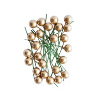 bobițe decorative de ilex 24 bucați diverse nuanțe