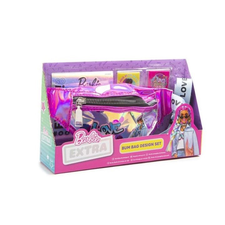 borseta pentru copii barbie cu abțibilduri