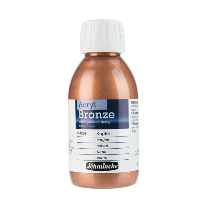 bronz acrilic metalizat acryl bronze schmincke 150 ml diverse culori