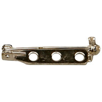 brosa din metal argintiu pachet de 10 ro cch6007