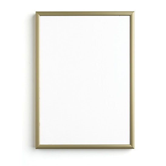 cadru din metal auriu cu plexiglas ro rswramgold