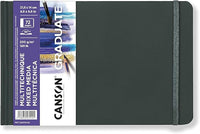 Caiet de schițe Canson Graduate Art Book Mix Media 200 g/m², 72 file, 14 x 21,6 cm, copertă cartonată