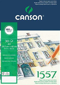 Bloc de schițe Canson 1557 180 g/m² A4 lipit - 30 file