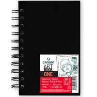 Canson Art Book One schițier 100 g/m², 80 file, 10,2 x 15,2 cm cu spirală