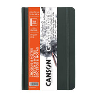 Canson Graduate Art Book schițier cu copertă dură 90 g/m² 184 file 14 x 21,6 cm Dark Grey