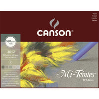 Canson Mi-Teintes bloc lipit pentru pastel 160 g/m² 30 file 32 x 41 cm Grey