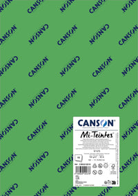 Hârtie pentru pastel Canson Mi-Teintes A3 160 g - 10 coli – Verde măr 475