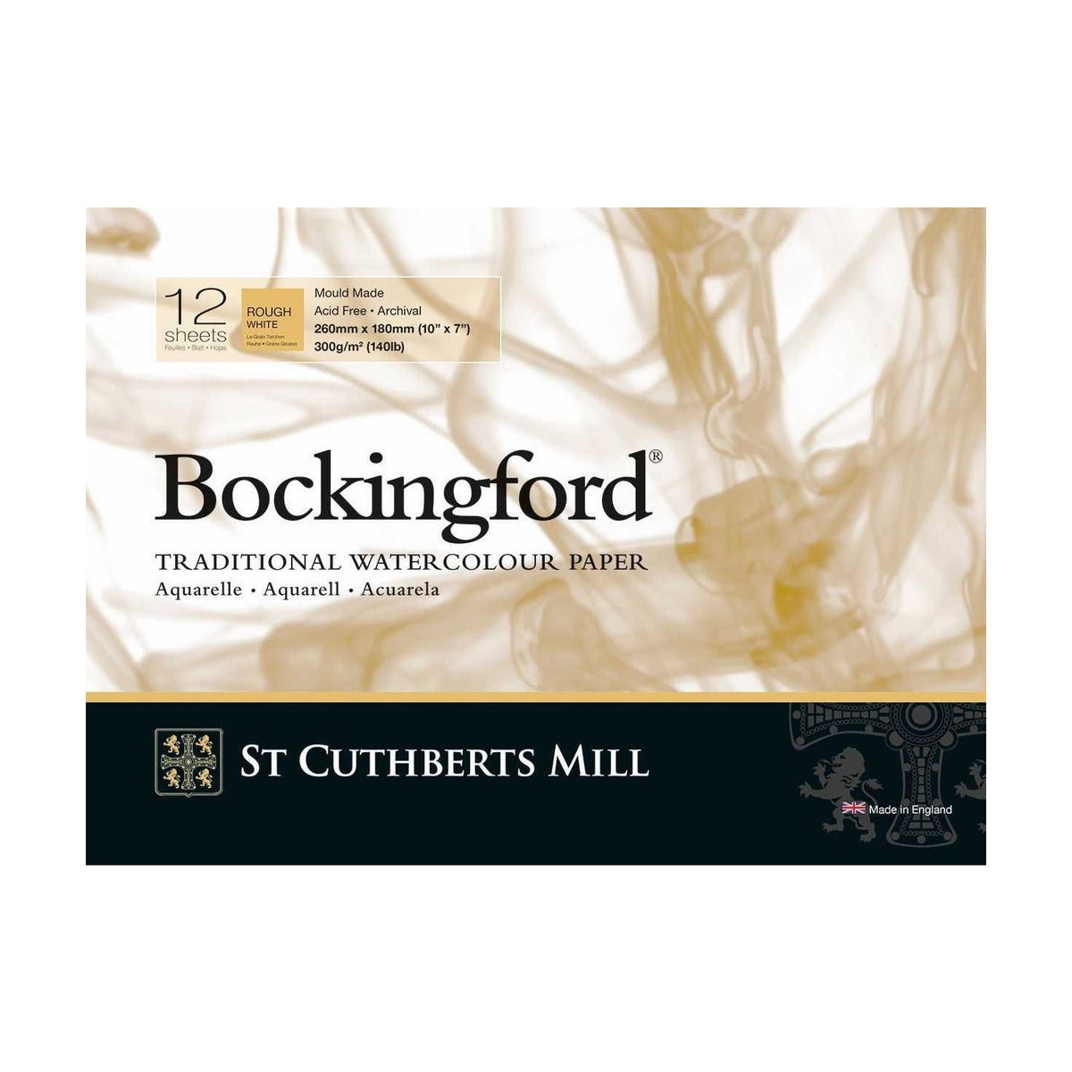 CANSON St Cuthberts Bockingford bloc acuarelă Rough 300 g/m² - 12 file, diverse dimensiuni